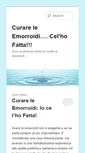 Mobile Screenshot of curareleemorroidi.org